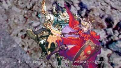 Freyja Propagande day 7 The dual or Micaiah's Bizarre Adventure (Feat. u/Xixi-the-magic-user's Micaiah Propaganda) (Warning: Loud sound at the end.)