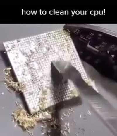 I hate when that gold stuff builds up