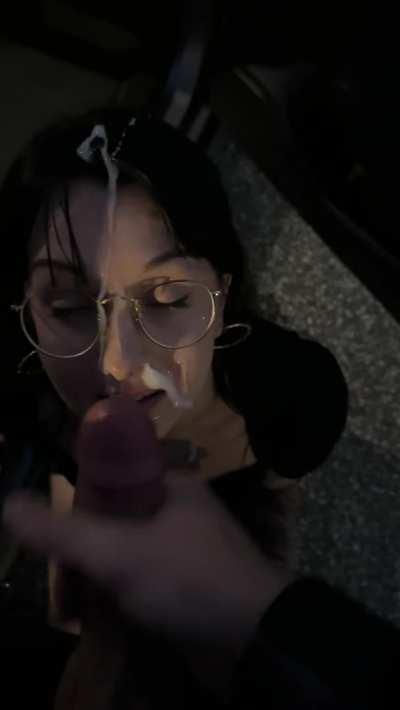 Couldn’t even make it home, I wanted his cum right in the parking lot!