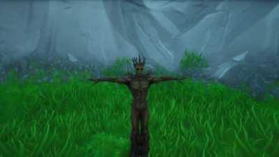 Groot grows into a tree