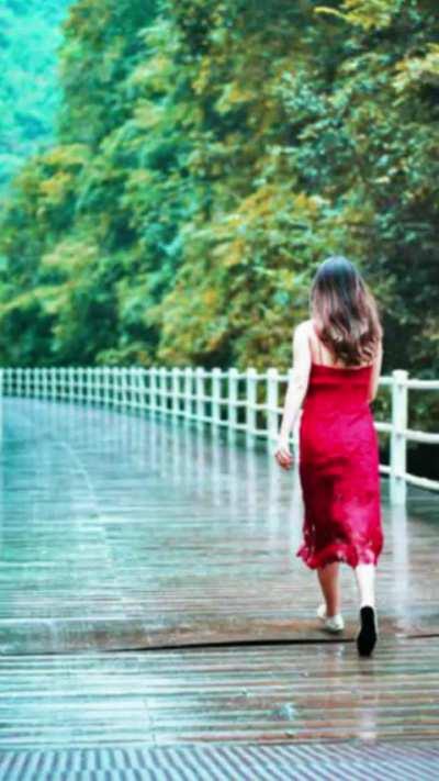 A floating bridge in China 