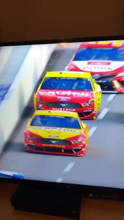 In case anyone missed it; Blaney mad at Logano