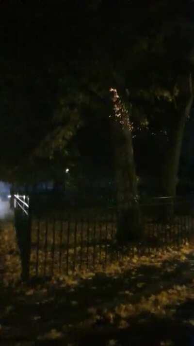 Hit in the face with a firework - Leeds