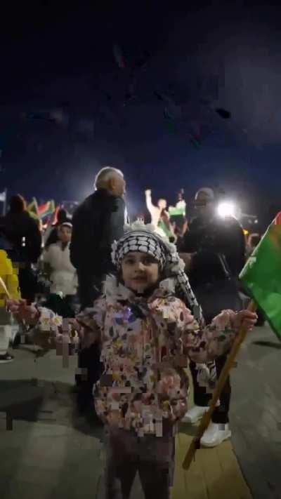 Palestinians thank South Africa from Mandela Square, Ramallah