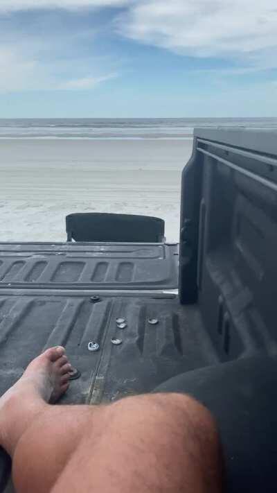 Pretty sure someone definitely saw her blowing me on the beach today