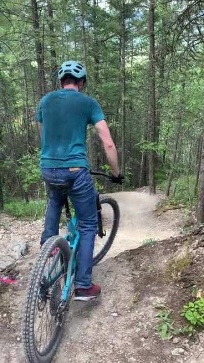 Riding in Montana over the summer. Mind your seat post.