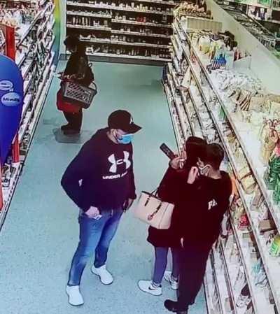 “Put on your mask”, “who are you to tell me to do that”