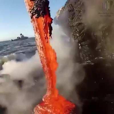 🔥 Where the lava meets the sea