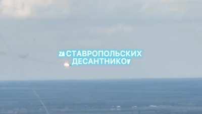 Two missiles fired at already burning Ukrainian Su-24 bomber