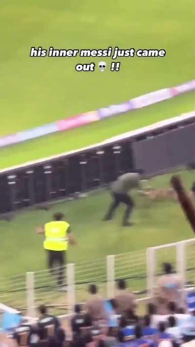 Did anyone notice Messi at the IPL game the other night?