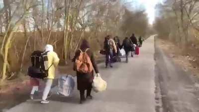 Жители Гайворона (БНР), бегут голосовать за путена после прихода РДК