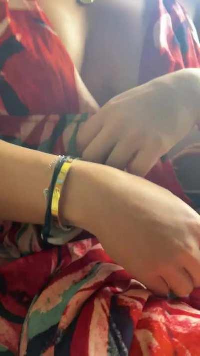 The guys next to me got a nice show on the bus too [gif]