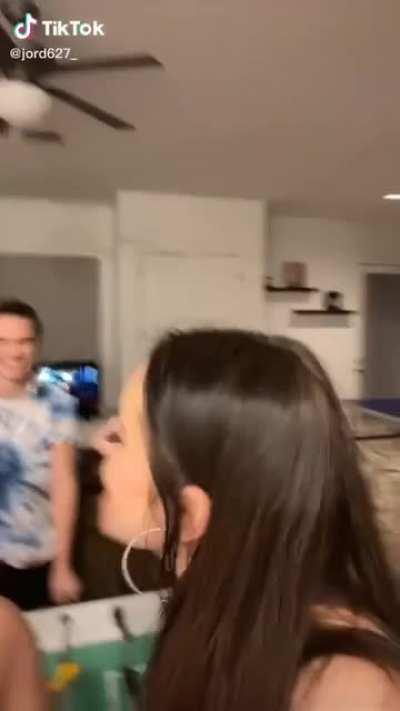 Kissing a dude’s girlfriend