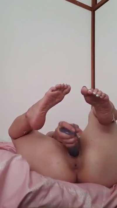 Kala White Toes, Soft, Scrunched Soles and Pussy