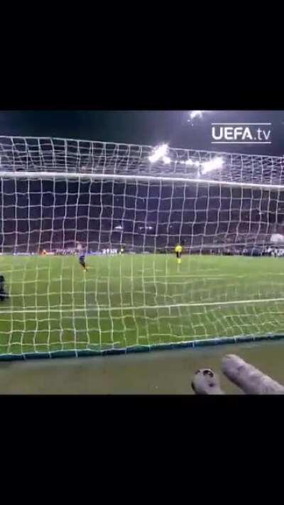 2016 final penalty shoot-out.. Our 11th Champions. Stolen from UEFA Twitter.