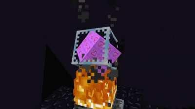 I made the Ender Crystal look like a Rubik's Cube