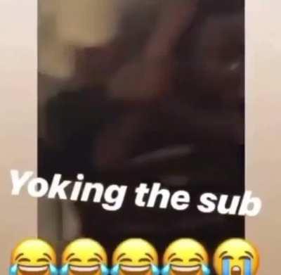 They had that nigga in distress