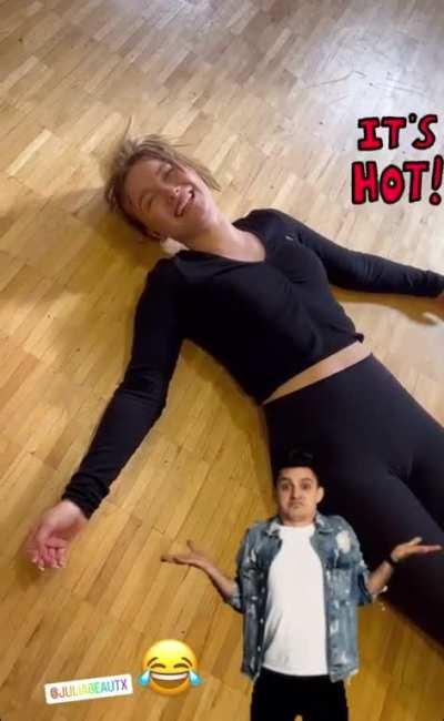 Das video zum letzten Post „vom Instagram Account von ihrem Tanzpartner“