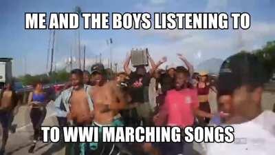 Partying up in the Somme