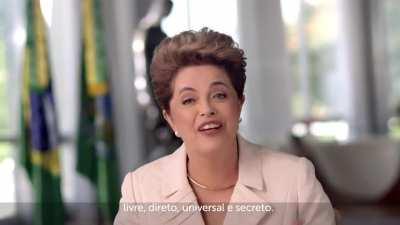 Pronunciamento de Dilma Rouseff em 15 de abril de 2016