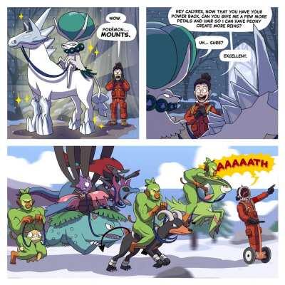 Game Freak, make Pokémon mounts official you cowards