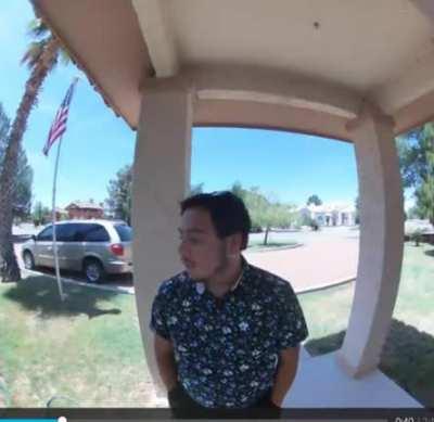 From NextDoor - tentatively identified, college prank/hazing?