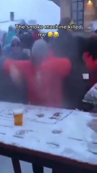 A bunch of dudes at a rave