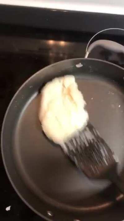 I wanted to make fried rice again but my rice cooker made flex paste instead.