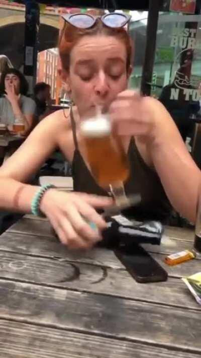 But she can chew gum and walk backwards at the same time....