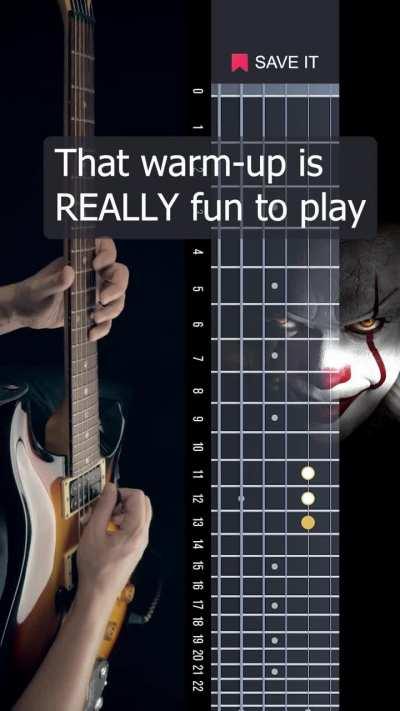 when you are bored of chromatic scales, try this 🤡