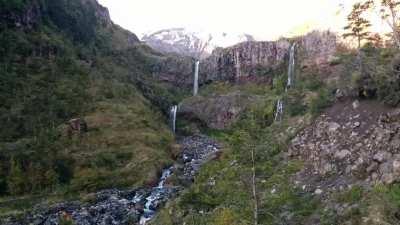 Capturing a volcanic eruption just as the volcano is mentioned