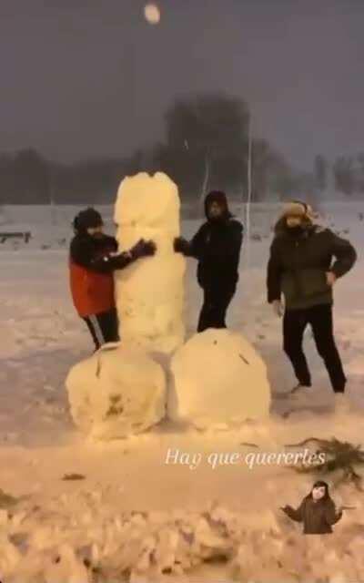 Her: I bet he's cheating. Him and the dudes: