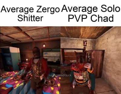 [OC][SHITPOST] Virgin Zerg Member v.s. Chad Solo