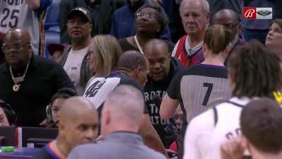 [Highlight] NBA official Eric Lewis declares surprise overtime (DEN@NOLA 01.24.2023)