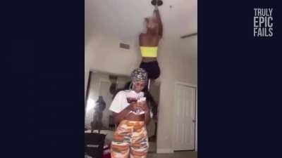 WCGW stripping on this pole