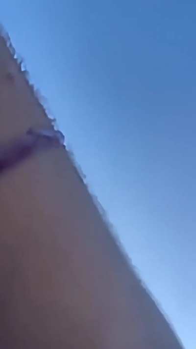 2 Palestinians record the final seconds before Israel bombs them because Israel announced they will now murder anyone they see fishing or swimming.