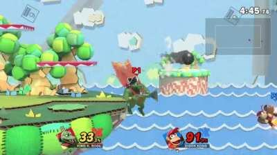 TIL that Diddy's up B can crash into K. Rools super armor