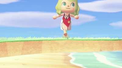 With the new swimming update I decided it was time to get out my swimming costume and patrol my beaches. Stay safe out there guys!