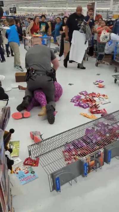 When arguing with a police officer and refusing orders