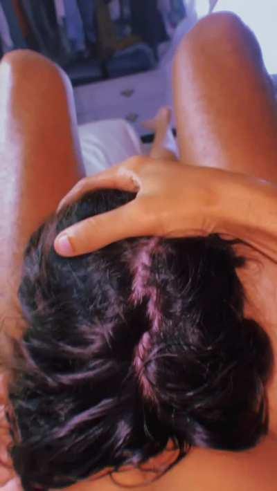 Balls Sucking While Cock Worship Leads Deepthroat Face Fuck