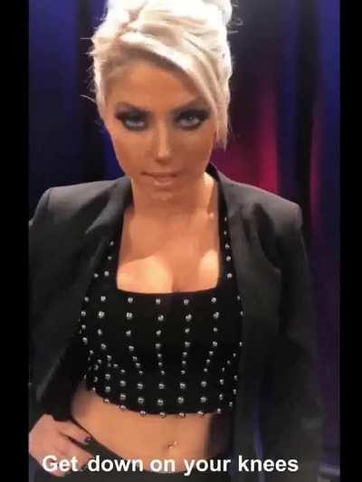 The Goddess Alexa Bliss, ready to be worshiped