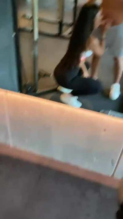 Hot and he clearly knows it