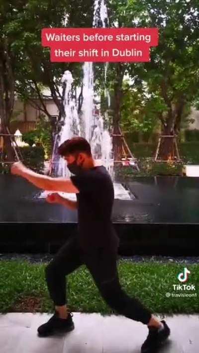 Dublin Bartenders in training