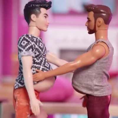 Pregnant Ken! A viral image circulates showing a pregnant ken doll from Mattel... Is it real? 