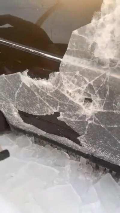 Gotta get up early to free the car before work