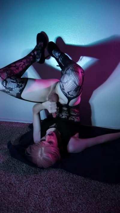 Self Facial: I'm just practicing for the real deal.