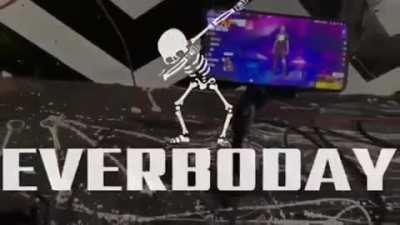 Everybody put your hands up in air and say...