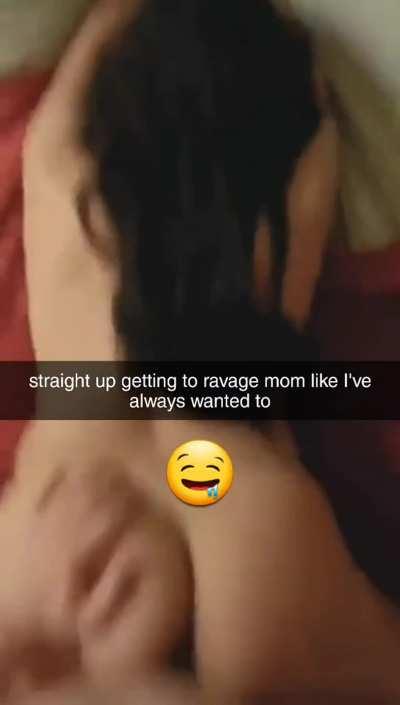 Son pounds mom like he's always wanted