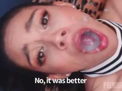 I think Monday is a great day to have a meditation on the beauty of cum! The smell, the taste, the texture 🤤.. it’s all so yummy and all the better when you have enough to fill your mouth and tummy like she has here! What an inspiration 🥰. Credit- u/sissy