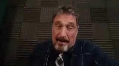 The late John McAfee explains the real reason for the crackdown on TikTok.